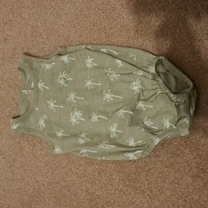 Little co. Palm tree romper size 6m NWOT